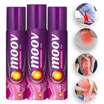 Moov Fast Pain Relief Spray - 35g (Pack of 3) | Suitable for Back Pain, Muscle Pain, Joint Pain, Knee Pain | 100% Ayurvedic Formula | Suitable for Sports & Gym related injuries