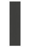 Tuda Grass Direct Luxury Acoustic Wall Slatted 3D Wood Veneer Panels Series 1-240cm x 60cm - Black