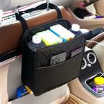 TeTupGa Car Seat Back Hanging Bag Car Document Holder Multi-Pocket Bottle Bag Storage Box Organizer Travel Tidy Pouch Pocket Kids