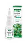 A.Vogel Sinuforce Nasal Spray + Menthol | Provides Fast Relief for Blocked Nose, Congestion & Nasal Catarrh | with Eucalyptus, Peppermint & Chamomile Oil | Suitable for Longer Term use | 20ml