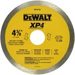 Dewalt DW4738 4 3/8-Inch by .060-Inch Wet/Dry XP4 Porclean and Tile Blade