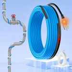 MAXKOSKO Water Pipe Heat Tape for Pipe Freeze Protection, Self-Regulating Heating Cable for Metal and Plastic Home Pipes, Energy-Saving Water Pipe Heat Cable Keeps Water Flowing at -40 °F, 6 Ft 120 V