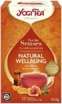 Yogi Tea, For The Senses, Natural Wellbeing, Organic Herbal Tea with Essential Oils, Naturally Caffeine Free, Blend of Tangerine, Hibiscus and Sea Buckthorn, 6 Packs x 17 Tea Bags (102 Teabags Total)