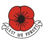 Lest we Forget Poppy Flower, Remembrance Day Sticker, Poppy Flower Decal, car, Window, Fridge, Laptop Sticker (Large - 20x16cm)