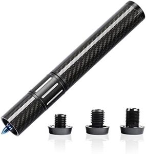 KONLLEN Pool Cue Extension with 3 Bumpers Carbon Fiber Billiards Extension Billiard Accessories for Mezz Predator ZOKUE Jflowers Cue (Carbon Fiber)