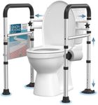 HOMLAND Toilet Safety Rails for Sen