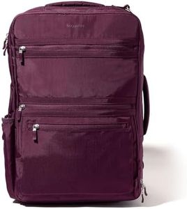 Baggallini Women's Modern Convertible Travel Backpack, Mulberry, One Size