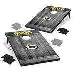 Wild Sports 2'x3' MDF Wood NFL Green Bay Packers Cornhole Set - Gray Wood Design