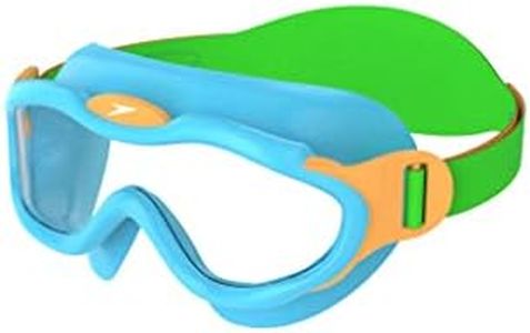 Speedo Máscara biofuse Unisex para niños, máscara de natación, Azul, Talla única