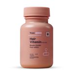 Traya Hair Vitamin For Her | Keratin Supplements for Hair Growth and Hair Fall Control | Consists Biotin, Zinc, Iron and Vitamin B12 | 30 Tablets