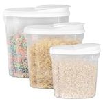 Home Basics 3-Piece Cereal Food Sto