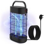 Zapoop Fly Killer Electric, Fly Zapper Mosquito Bug Zapper Lamp with 18W UV Light, 1800V Powerful Electric Shock, Insect Trap 365NM UV Lamp, Chemical Free, Mosquito Killer for Home Bedroom Kitchen