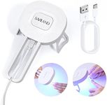 SAVILAND U V Light for Nails - 36W Portable Handheld Mini U V LED Nail Lamp for Gel Nails Curing All Soak-Off U V Folding Stand Nail Dryer Easy to Use for Nail Art Tool for Home DIY Salon