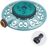Sprout 65101-AMZ Metal 8-Pattern Sprinkler and QuickConnect Product Adapter Amazon Bundle, Gooseberry Green