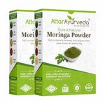 Attar Ayurveda Pure Moringa Leaf Powder for Weight Loss -400 Grams