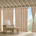 HIPPO HDPE 230 GSM Outdoor Loop Curtain (Persian-Beige, 4.5FTX8FT, Pack of 1)
