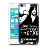 Head Case Designs Officially Licensed AMC The Walking Dead Daryl Shoot Quotes Hard Back Case Compatible With Apple iPod Touch 5G 5th Gen