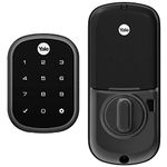 Yale Assure Lock SL with Z-Wave - Smart Key Free Touchscreen Deadbolt - Works with Ring Alarm, Samsung SmartThings, Wink and More (Hub Required, Sold Separately) - Black Suede