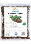 Shree Jee Organic Castor Seeds/Arandi Seeds (250 GM), Pure and Nutrient-Rich Arandi Ke Beej for Health and Wellness