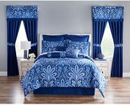 BrylaneHome James 20 Piece Comforter Set - Full, Blue