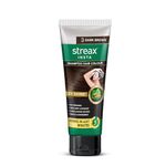 Streax Shampoo Hair Colour, 200 ml I Squeeze Pack with Natural Extracts I Hair colour for Men I Hair colour for Women I Long Lasting Formula I Colours in 5 Minutes, Dark Brown