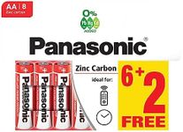 Panasonic Zinc Carbon AA Batteries,