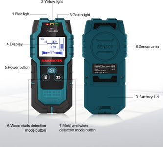 HANMATEK Stud Finder SF1 – Wall Scanner with LCD Display