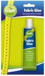 QUICK BOND FABRIC GLUE 50ml - Machine Washable For Clothes | Textile Felt Badges Leather Clothing Hemming | NO SEW | Fabric Glue Adhesive For Upholstery | Craft Projects Repairs