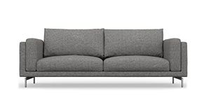 comfortly NOCKEBY 3-Seat Sofa Slipcover Replacement Hand Made Compatible with NOCKEBY Couch - COVERS ONLY (Heavy Duty - Anthracite)