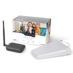 weBoost Home Studio Cell Phone Signal Booster (650166) Boosts 4G LTE & 5G Up to One Room, Small Home & Apartment (3,000 sq ft), All CA Carriers, Rogers, Bell, Telus, SaskTel & More, ISED Certified