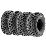 Set of 4 SunF A043 XC Racing ATV UTV Radial Sport Tires 26x9R14 Front & 26x11R14 Rear, 6PR, All-Terrain Off-Road & Track