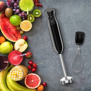 Bonsenkitchen Hand Blender – Black, Powerful Immersion Mixer