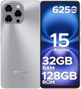 DOOGEE Note 58 Mobile Phones, (2025) Newst Android 15 Phone, 6250mAh 32GB+128GB/2TB Smart Phone, 6.75" HD+, 16MP+8MP, 4G Dual SIM Free Unlocked Mobile Phones, Face ID, Widevine L1, 5G WiFi/OTG/NFC