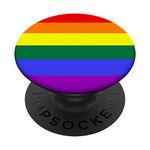 PopSockets Colorful Gay Pride Flag Rainbow Colors - Lesbian/Gay Rights PopSockets Swappable PopGrip