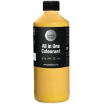 Scratch Doctor All in One Leather Colourant Self Seal Leather Dye Repair Paint for Furniture, Sofas, Car Seats (Yellow, 250ml)