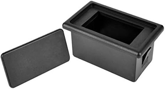 AutoEC Rocker Switch Panel Switch Holder Housing Kit - Black Plastic