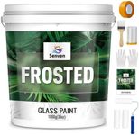 Frosted Glass Paint 35 Fl Oz Window Privacy Paint Frosted Glass Paint Kit Waterproof UV Resistant Frost Paints for Window Privacy Film Windows Frosting for Home Bathroom Kitchen Office Window Frosting