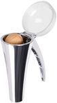 AFFDEUP Nut Cracker,Heavy Duty Nut Cracker Tool with Splash-Proof Clear Lid,Long Leverage & Spring Return Nutcracker for Effortless Cracking