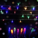 Jingle Jollys Christmas Lights Multi Colour LED String Light, Outdoor Decorations, 100M Long 500 Bulbs Water Resistant for Home Indoor Wedding Party Festival Decor