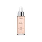 L'Oreal Paris True Match Tinted Serum Foundation, 1% Hyaluronic Acid, Hydrating Formula, Replumps Skin in 1 Hour for a Natural Glowing Finish, 30 ml, Shade 0.5-2 Very Light