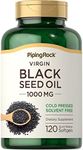 Piping Rock Black Seed Oil | 1000mg | 120 Softgel Capsules | Cold Pressed | by