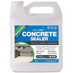 Serveon Sealants Concrete Driveway Sealer Plus Penetrating Densifier (Clear Natural Finish) Commercial Grade Outdoor Indoor Waterproof Sealant Protects Pavers Sidewalks Pools (1 Gallon) H2100