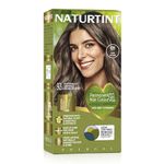 Naturtint Permanent Hair Colour Gel 6N Dark Blonde, Plant Enriched, Biobased, Ammonia Free, Long Lasting Grey Coverage and Radiant Colour, Nourishment and Protection