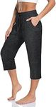 TARSE Womens Plus Size Capri Pants 