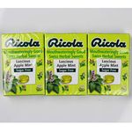 Ricola Swiss Herbal Sugar Free Candy, Luscious Apple Mint, 45g [Pack Of 3]