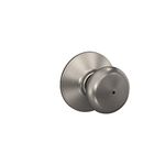 Schlage F40VPLY619 Plymouth Privacy Knob, Satin Nickel