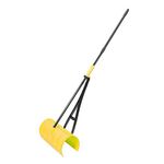 Amazing Rake Back Saving Garden Rake ― Leaf Rakes for Gardening ― Leaf Picker Upper ― Heavy Duty Leaves Claw & Rakes Lawns Garden Tool ― Easy Leaf & Grass Grabber without Bending Over ― Yellow