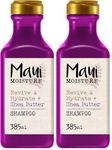 Maui Moisture Shea Butter Shampoo for Dry Damaged Hair, 385ml (Pack of 2)