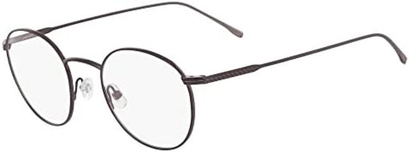 Lacoste L2246 Prescription Eyeglass Frames, Dark Gunmetal, 48 for Men, Dark Gunmetal, 48