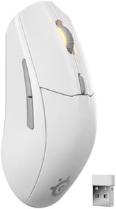 SteelSeries Rival 3 Wireless Gen 2 Gaming Mouse — 2.4GHz and Bluetooth — 18000 DPI TrueMove Air Optical Sensor — 60 Million Click Durability — Light-Weight — 100% PTFE Feet — White